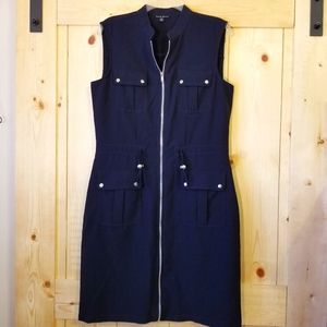True Envy Sleeveless Zip Dress